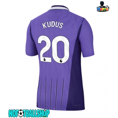 Tottenham Hotspur Mohammed Kudus #20 Tredjedrakt 2026-27 Kortermet Tottenham Hotspur Mohammed Kudus #20 Tredjedrakt 2026-27 Kortermet