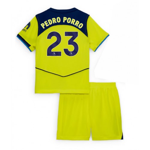 Tottenham Hotspur Pedro Porro #23 Tredjedraktsett Barn 2025-26 Kortermet (+ Korte bukser) Tottenham Hotspur Pedro Porro #23 Tredjedraktsett Barn 2025-26 Kortermet (+ Korte bukser)