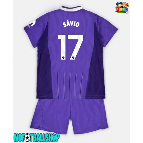 Tottenham Hotspur Savio #17 Tredjedraktsett Barn 2026-27 Kortermet (+ Korte bukser) Tottenham Hotspur Savio #17 Tredjedraktsett Barn 2026-27 Kortermet (+ Korte bukser)