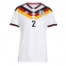 Tyskland Antonio Rudiger #2 Hjemmedrakt Dame VM 2026 Kortermet