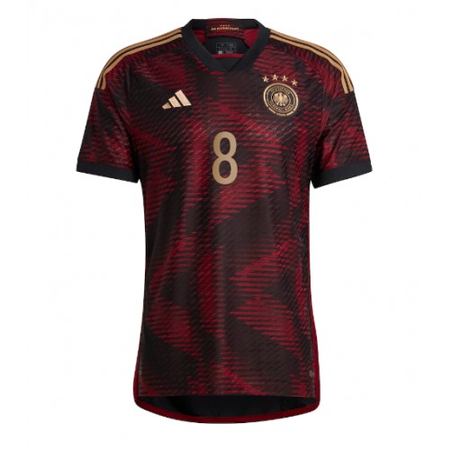 Tyskland Leon Goretzka #8 Borte Drakt VM 2022 Kortermet