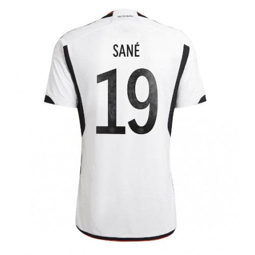 Tyskland Leroy Sane #19 Hjemmedrakt VM 2022 Kortermet