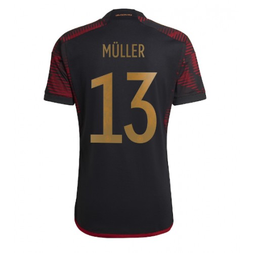 Tyskland Thomas Muller #13 Borte Drakt VM 2022 Kortermet