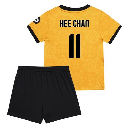 Wolves Hee-chan Hwang #11 Hjemmedraktsett Barn 2025-26 Kortermet (+ Korte bukser) Wolves Hee-chan Hwang #11 Hjemmedraktsett Barn 2025-26 Kortermet (+ Korte bukser)