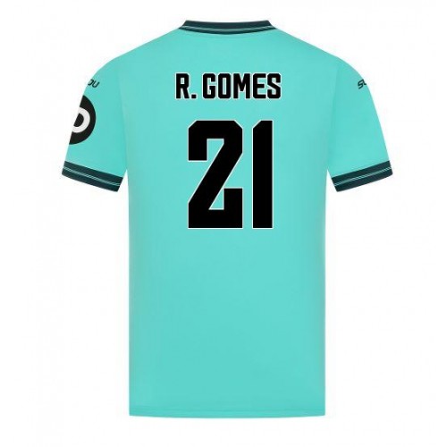 Wolves Rodrigo Gomes #21 Borte Drakt 2025-26 Kortermet Wolves Rodrigo Gomes #21 Borte Drakt 2025-26 Kortermet