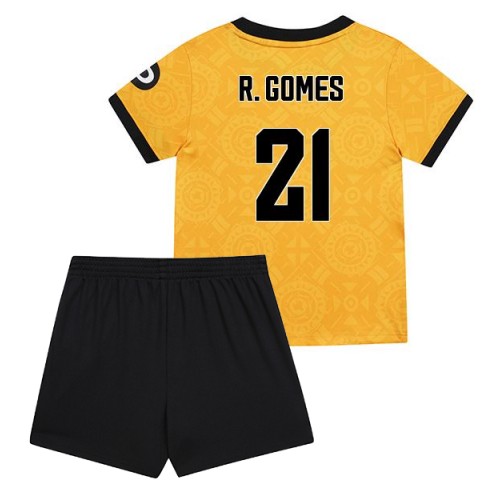 Wolves Rodrigo Gomes #21 Hjemmedraktsett Barn 2025-26 Kortermet (+ Korte bukser) Wolves Rodrigo Gomes #21 Hjemmedraktsett Barn 2025-26 Kortermet (+ Korte bukser)